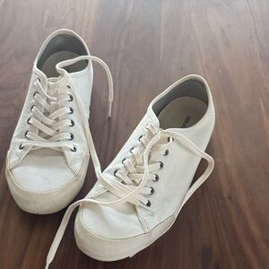 SeaVees Classic White Canvas Sneakers